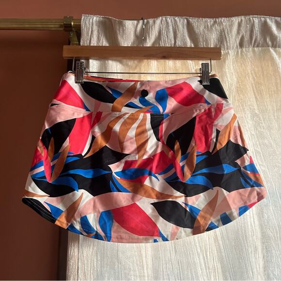 Prana Belltello Swim Skirt Bathing Suit Bottom Tropics Multicolor NWT Size S - Picture 5 of 9